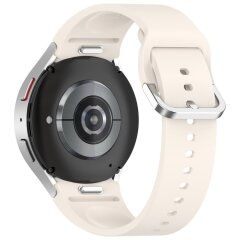 Ремешок Deexe Silicone Band для Samsung Galaxy Watch 4 / 4 Classic / 5 / 5 Pro / 6 / 6 Classic / 7 / FE - Starlight