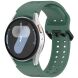 Ремешок Deexe Sport Loop для Samsung Galaxy Watch 4 / 5 / 6 / 7 / FE (40mm) - Dark Green. Фото 2 из 12