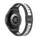 Ремінець Deexe Stainless Steel для Samsung Galaxy Watch 4 (40/44mm) / Watch 4 Classic (42/46mm) - Black / Silver