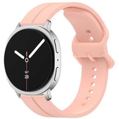 Ремешок KALEBOL Groove Design для Samsung Galaxy Watch 8 (40/44mm) / 8 Classic - Light Pink