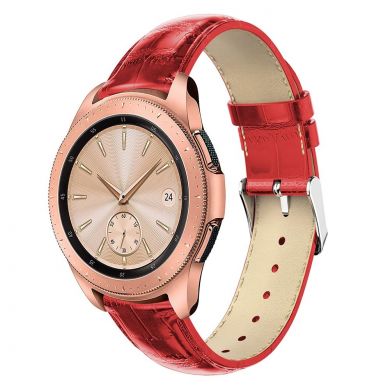 Ремінець UniCase Crocodile Texture для Samsung Galaxy Watch 42mm - Red