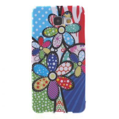 Силіконова накладка Deexe Life Style для Samsung Galaxy A3 (2016), Energetic Vivid