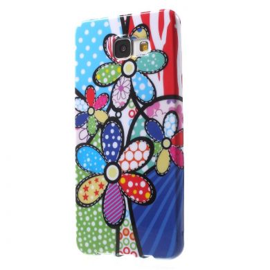 Силіконова накладка Deexe Life Style для Samsung Galaxy A3 (2016), Energetic Vivid