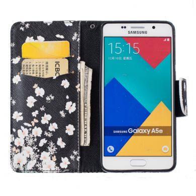 Чехол UniCase Color Wallet для Samsung Galaxy A5 2016 (A510) - White Flowers