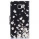 Чехол UniCase Color Wallet для Samsung Galaxy A5 2016 (A510) - White Flowers. Фото 3 из 8