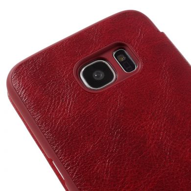 Чохол-книжка G-CASE Leather Flip для Samsung Galaxy S7 edge (G935) - Red