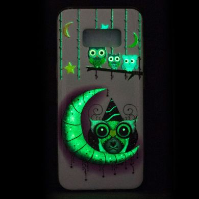 Силіконовий (TPU) чохол Deexe LumiCase для Samsung Galaxy S8 (G950) - Owl`s Family