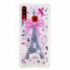 Силіконовий (TPU) чохол Deexe Fashion Glitter для Samsung Galaxy A20s (A207), Eiffel Tower with Bowknot