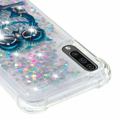 Силіконовий (TPU) чохол Deexe Fashion Glitter для Samsung Galaxy A50 (A505) / A30s (A307) / A50s (A507) - Owl