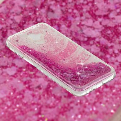 Силіконовий (TPU) чохол Deexe Liquid Glitter для Samsung Galaxy J6+ (J610) Mandala