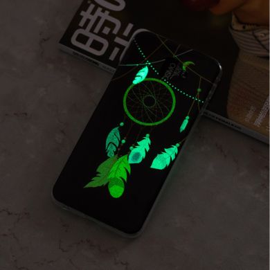 Силіконовий (TPU) чохол Deexe LumiCase для Samsung Galaxy J6+ (J610) - Feather Dream Catcher