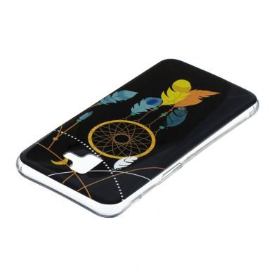 Силіконовий (TPU) чохол Deexe LumiCase для Samsung Galaxy J6+ (J610) - Feather Dream Catcher