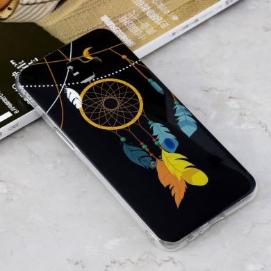 Силіконовий (TPU) чохол Deexe LumiCase для Samsung Galaxy J6+ (J610) - Feather Dream Catcher