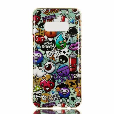 Силіконовий (TPU) чохол Deexe LumiCase для Samsung Galaxy S10e (G970) - Wow, Brains