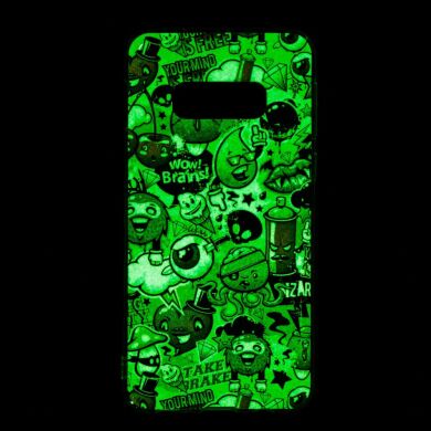 Силіконовий (TPU) чохол Deexe LumiCase для Samsung Galaxy S10e (G970) - Wow, Brains