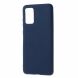 Силиконовый (TPU) чехол Deexe Matte Case для Samsung Galaxy S20 Plus (G985) - Dark Blue. Фото 2 из 5