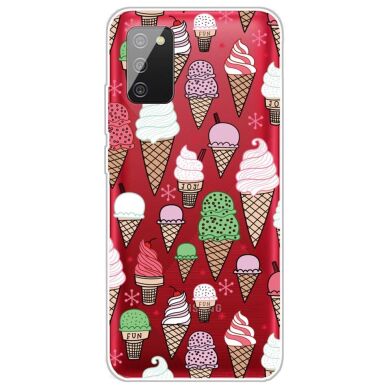Силіконовий (TPU) чохол Deexe Pretty Glossy для Samsung Galaxy A02s (A025) - Colorful Ice Cream