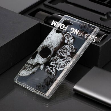 Силіконовий (TPU) чохол Deexe Pretty Glossy для Samsung Galaxy Note 10 (N970) - Cool Skull