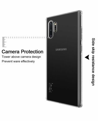 Силіконовий (TPU) чохол IMAK UX-6 Series для Samsung Galaxy Note 10+ (N975) - Transparent