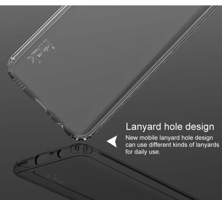 Силіконовий (TPU) чохол IMAK UX-6 Series для Samsung Galaxy Note 10+ (N975) - Transparent