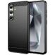 Силиконовый (TPU) чехол MOFI Carbon Fiber для Samsung Galaxy S24 FE (S721) - Black. Фото 1 из 10