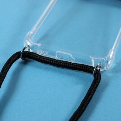 Силіконовий (TPU) чохол UniCase Carrying AirBag для Samsung Galaxy S21 FE (G990) - Transparent