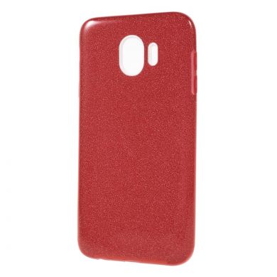 Силіконовий (TPU) чохол UniCase Glitter Cover для Samsung Galaxy J4 2018 (J400) - Red