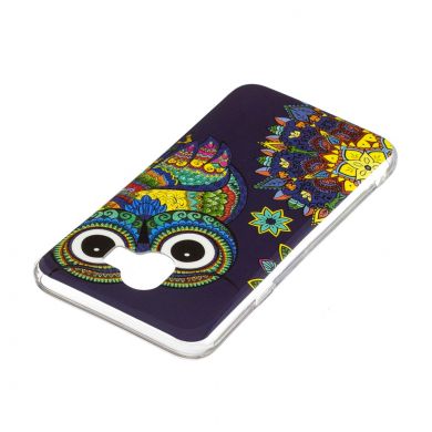 Силиконовый (TPU) Deexe LumiCase для Samsung Galaxy J6 2018 (J600) - Colorized Owl
