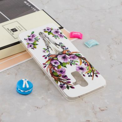Силіконовий (TPU) Deexe LumiCase для Samsung Galaxy J8 2018 (J810), Flowered Elk