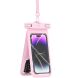 Влагозащитный чехол USAMS YD014 Waterproof Case - Pink. Фото 1 из 13