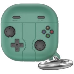 Защитный чехол AHASTYLE LC13 Gaming Design для Samsung Galaxy Buds Live / Buds Pro / Buds 2 / Buds 2 Pro / Buds FE - Midnight Green