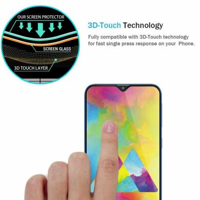 Защитное стекло Deexe 5D Full Glue для Samsung Galaxy M20 (M205)