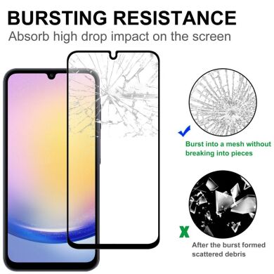 Защитное стекло Deexe Full Glue Coverage для Samsung Galaxy A27 (A276) - Black