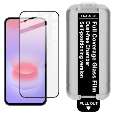 Защитное стекло IMAK Easy Install Full Glue для Samsung Galaxy A37 (A376) - Black