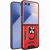 Защитный чехол Deexe Armor Shield для Samsung Galaxy Flip 8 - Red
