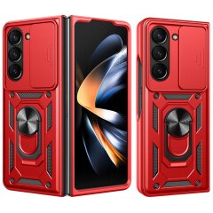 Захисний чохол Deexe Armor Shield (FF) для Samsung Galaxy Fold 7 - Red