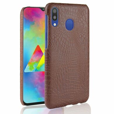 Захисний чохол Deexe Croco Style для Samsung Galaxy A40 (А405) - Brown