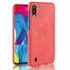 Захисний чохол Deexe Croco Style для Samsung Galaxy M10 (M105) - Red