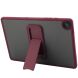 Захисний чохол Deexe Crystal Kickstand для Samsung Galaxy Tab A11 Plus (X230/236) - Wine Red