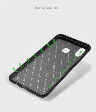 Захисний чохол Deexe Fusion для Samsung Galaxy A30 (A305) / A20 (A205) - Blue