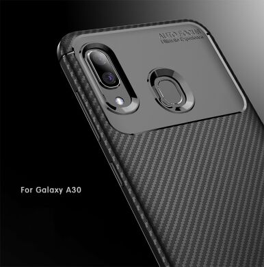 Защитный чехол Deexe Fusion для Samsung Galaxy A30 (A305) / A20 (A205) - Black