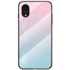 Захисний чохол Deexe Gradient Color для Samsung Galaxy A03 Core (A032) - Pink / Blue