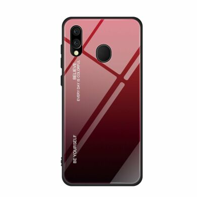 Захисний чохол Deexe Gradient Color для Samsung Galaxy M20 (M205) - Red