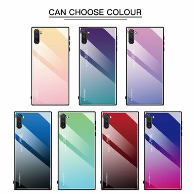 Защитный чехол Deexe Gradient Color для Samsung Galaxy Note 10 (N970) - Blue / Rose