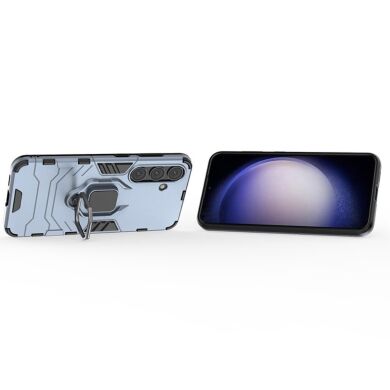 Захисний чохол Deexe Hybrid Case для Samsung Galaxy S24 - Blue