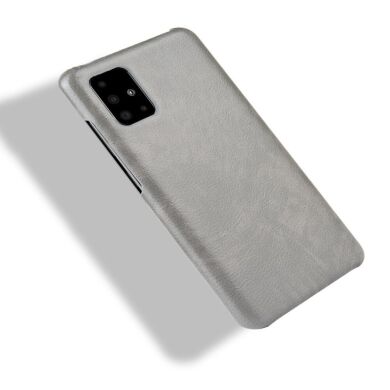 Защитный чехол Deexe Leather Back Cover для Samsung Galaxy M51 (M515) - Grey