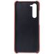 Защитный чехол Deexe Leather Back Cover для Samsung Galaxy S24 - Red. Фото 4 из 4