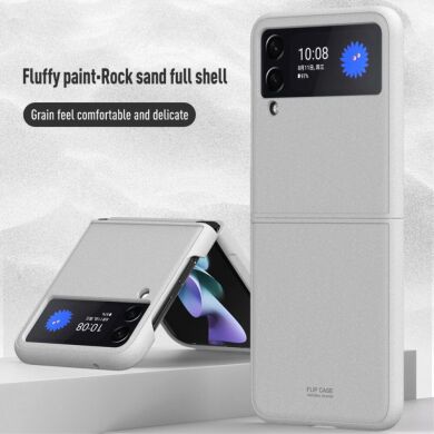 Защитный чехол Deexe Rock Sand для Samsung Galaxy Flip 3 - Purple