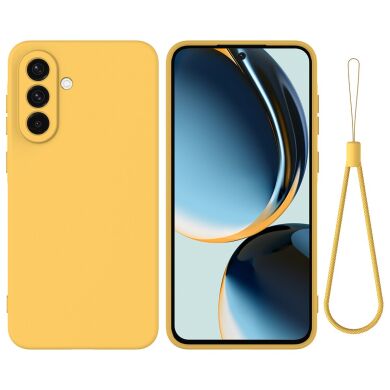Захисний чохол Deexe Silicone Case для Samsung Galaxy A57 (A576) - Yellow