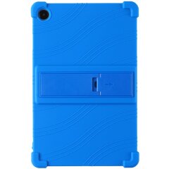 Защитный чехол Deexe Silicone Kickstand для Samsung Galaxy Tab A9 Plus (X210/216) - Dark Blue